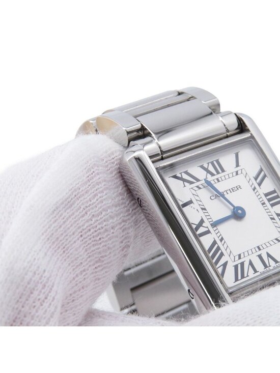 Cartier Tank Must SM Watch Silver Dial Quartz